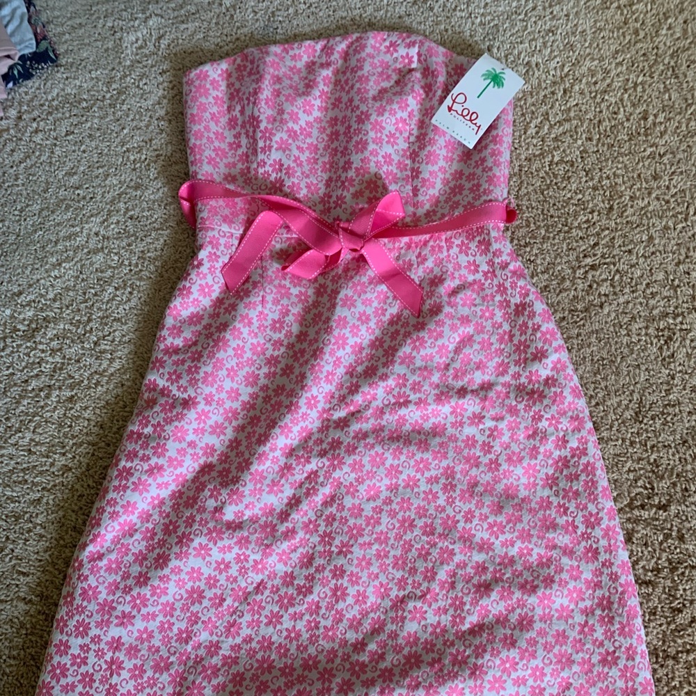 NWT Lilly Pulitzer dress 6 formal white label
